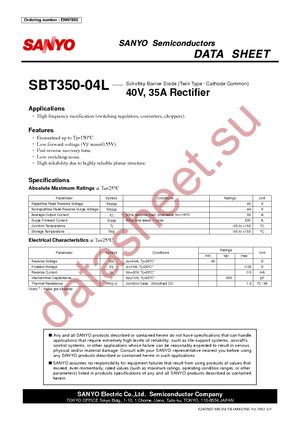 SBT350-04L datasheet  